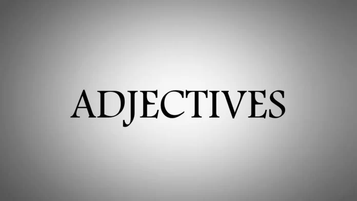 List of German adjectives with English meaning List of German adjectives with English meaning